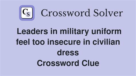 civilian dress crossword clue.